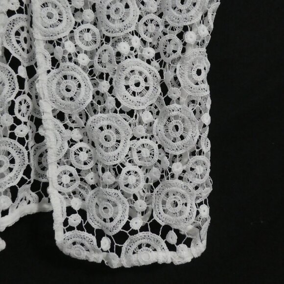 NEXT | size 14 | Elegant White Lace Top with Circular Pattern - Picture 13 of 13